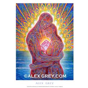 alex gray アレックスグレイ　サイン入りポスター　額なし alex gray アレックスグレイ サイン入りポスター 額なし alex gray