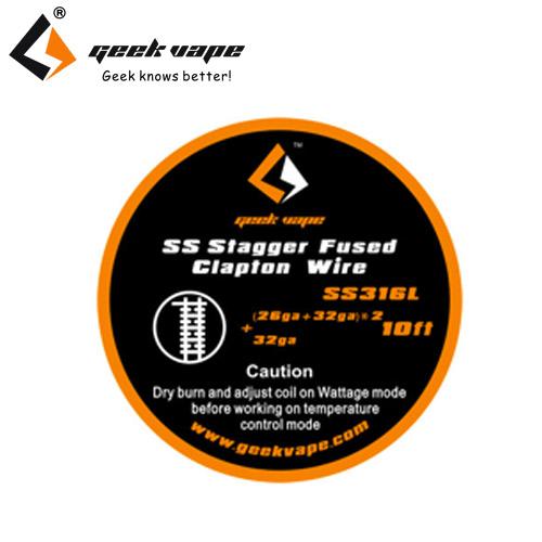 Geek Vape - SS Stagger Fused Clapton Wire（ステンレススチー...