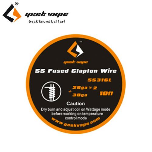 Geek Vape - SS Fused Clapton TC Wire（ステンレススチール・フュー...