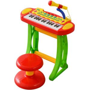 RiZKiZ キッズキーボードセット 機能がいっぱい詰まったキーボード 鍵盤 ピアノ おもちゃ キッズ マイク付 楽器 知育玩具 対象年齢3｜pt-select-shop