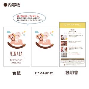 ファーストカット 1枚 名入れ 日付 赤ちゃん...の詳細画像5