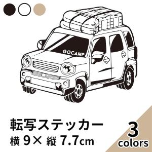 ステッカー 2枚入 切り文字 プリンタック カッティング シール 車 かっこいい ブランド おしゃれ 山 outdoor キャンピングカー ハスラー ソロキャンプ GO CAMP15