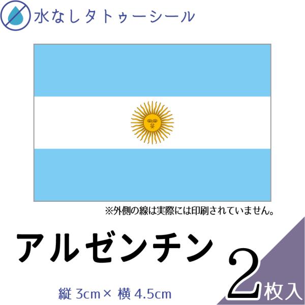 アルゼンチン 国旗 顔