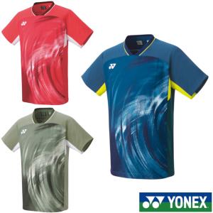 《送料無料》2024年1月下旬発売　YONEX　メンズ　ゲームシャツ(フィットスタイル)　10568　ヨネックス　テニス　バドミントン　ウェア｜ptennis