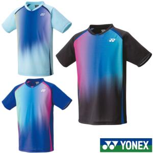 《送料無料》2024年1月下旬発売　YONEX　ユニセックス　ゲームシャツ(フィットスタイル)　10599　ヨネックス　テニス　バドミントン　ウェア｜PTENNIS