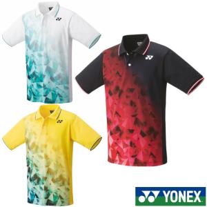 《送料無料》2024年1月下旬発売　YONEX　ユニセックス　ゲームシャツ　10601　ヨネックス　テニス　バドミントン　ウェア｜ptennis