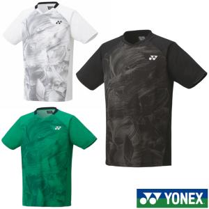 《送料無料》2024年5月中旬発売　YONEX　ユニセックス　ゲームシャツ(フィットスタイル)　10605　ヨネックス　テニス　バドミントン　ウェア｜ptennis