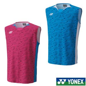 《送料無料》2024年1月下旬発売　YONEX　メンズ　ゲームシャツ(ノースリーブ)　10614　ヨネックス　テニス　バドミントン　ウェア｜ptennis