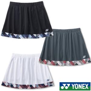 ヨネックス 2026SS 新作スコート スカート テニス バドミントン L YONEX（ヨネックス） バドミントン ウェア YONEX WOMEN スカート
