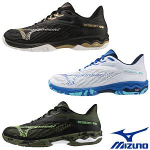 《送料無料》MIZUNO　ウエーブエクシード　ライト2　WIDE　OC　61GB2318　ミズノ　ユニセックス　テニスシューズ　砂入り人工芝・クレーコート用｜ptennis