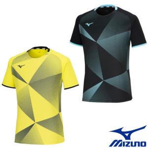 《送料無料》2024年2月発売　MIZUNO　ユニセックス　ゲームシャツ　62JAB004　ミズノ　テニス　バドミントン　ウェア｜ptennis