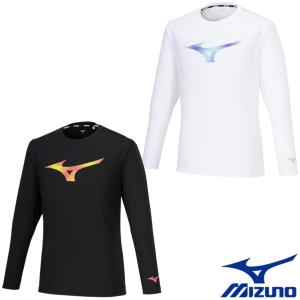 《送料無料》2024年2月発売　MIZUNO　ユニセックス　プラクティスシャツ　長袖　62JAB017　ミズノ　ウェア｜ptennis