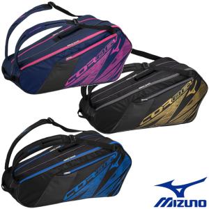 《送料無料》2024年2月発売　MIZUNO　ラケットバッグ　6本入れ　COR06ｖ　63JDB001　バッグ　ミズノ｜ptennis