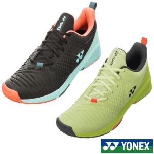 送料無料◆YONEX◆パワークッション　ソニケージ3　メン　GC　SHTS3MGC　ヨネックス　テニスシューズ　クレー・砂入り人工芝コート用｜ptennis