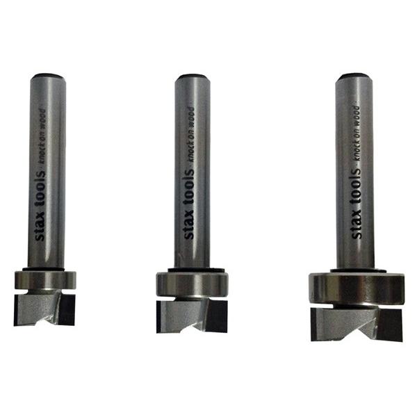 STaXTOOL ガイドベアリング付ストレートビット3本セット