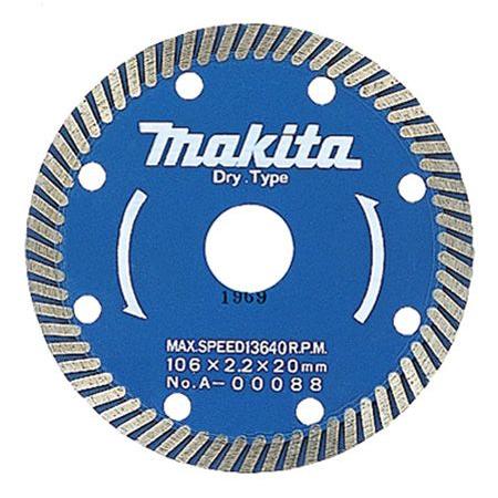 マキタ ダイヤモンドホイール（波型）外径106mm  A-00088