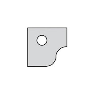 マキタ V6チェンジ飾面ビット用替刃 ヒョウタン面 2分