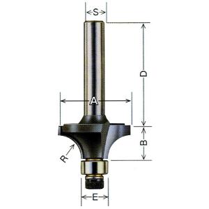 ルータービット・コーナービット ボーズ面 6×5R｜ptools