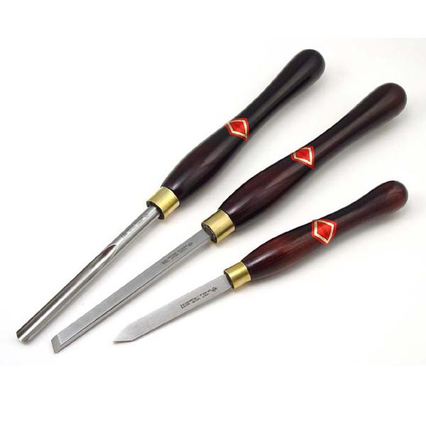 ヘンリーテイラー 木工旋盤用HSSバイトセット 3本組セット HSS3