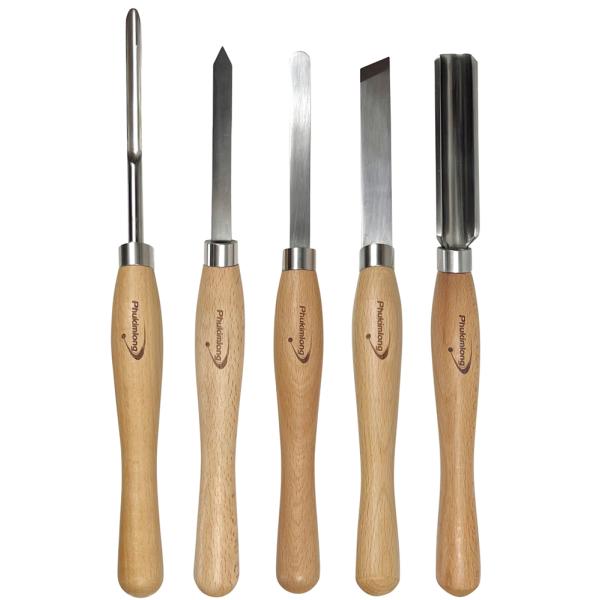 ピーウッド 木工旋盤バイト5本セット PWL-LB5