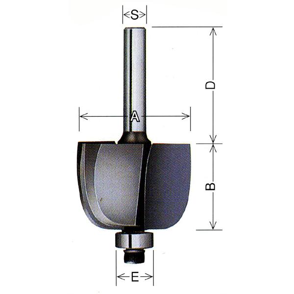 ルータービット・コーナービット サルボーサジ面