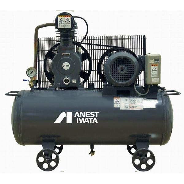 アネスト岩田 エアコンプレッサー 1.5Kw 三相200V（オイルタイプ）TLP15EF-10