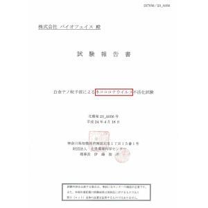 【北里環境研究センター試験報告書付き】プラチナ...の詳細画像4