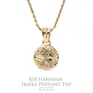 ハワイアンジュエリー Pt900 La(太陽)＆Luna(月) ペンダントトップ L