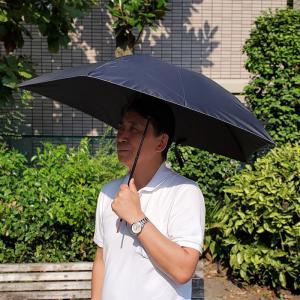 【美品・希少・貴重】バーバリージャンプ傘・ジャンプ式・長傘・紳士傘・雨傘・傘袋付 BURBERRY（バーバリー） 紳士 カバー付 ジャンプ 雨傘 長傘 ネイビー