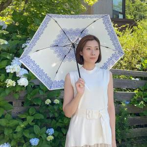 UVION プレミアムホワイト パール 50cm レース柄 晴雨兼用傘 東京丸惣 紫外線カット 高級感 パール調 スワロフスキー 2WAY傘袋 軽量 耐久性 日傘 雨傘