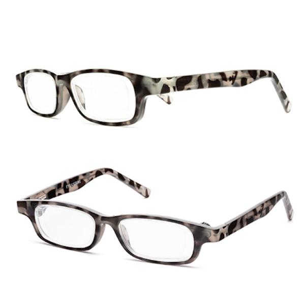 アイジャスターズ 度数可変シニアグラス ＜オックスブリッジ＞ グレーべっ甲 美容・健康 健康用品　