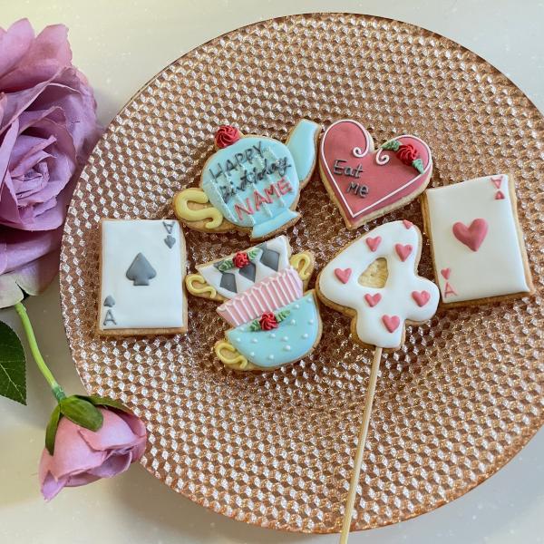 不思議の国のアリスアイシングクッキー6点セット