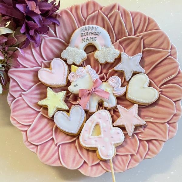 ユニーコンゆめかわキラキラアイシングクッキーセット