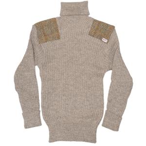 ハリスツイード タートルネック セーター NA...の詳細画像2