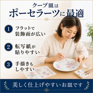 美濃焼 16cm クープ皿 白 取り皿 ケーキ...の詳細画像3