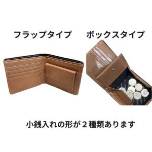 財布 二つ折り財布 メンズ レザー調 シンプル...の詳細画像2