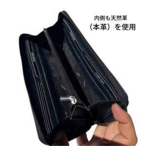 財布 長財布 ラウンドファスナー メンズ ジッ...の詳細画像2