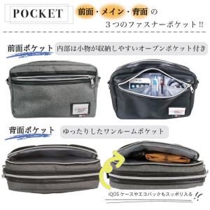 ショルダーバッグ コンパクト メンズ レディー...の詳細画像3