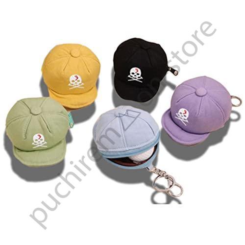 ゴルフ ボールケース ゴルフボールポーチ コンパクトサイズ かわいい 帽子型 GOLF 小物入れ 収...