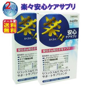 期間限定価格 楽々安心ケアサプリ(45カプセル)(2個セット)  送料無料 メール便 うつ ストレス...