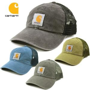 カーハート キャップ CARHARTT BUFFALO メッシュキャップ ブラック ブルー オリーブ｜puff ヤフー店