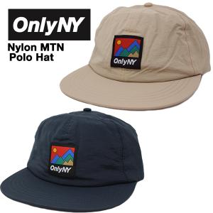 オンリーニューヨーク キャップ ONLY NY Nylon MTN Polo Hat 裏フリース｜puff