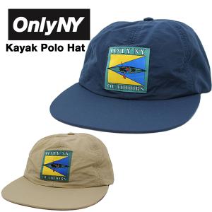オンリーニューヨーク キャップ ONLY NY Kayak Polo Hat ストラップバックキャップ｜puff