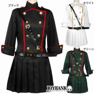 カラーライン ミリタリーワンピース 制服 軍服 アーミー コスプレ コスチューム ダンス衣装や舞台衣装、発表会などにも/ワンピース・ドレス/2408733-01000497S｜puick