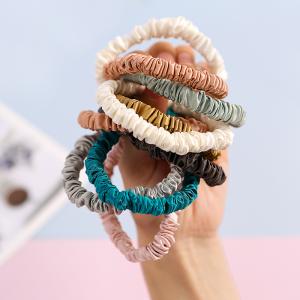 送料無料 シルク シュシュ ヘアゴム パール ...の詳細画像4