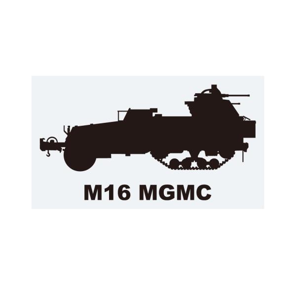 ミリタリーステッカー　M16対空自走砲