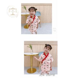 甚平 上下セット 子供 浴衣 夏 男の子 女の...の詳細画像4