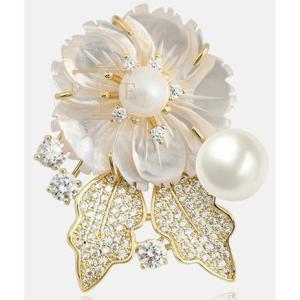 ブローチ パール 卒業式 入学式 アンティーク...の詳細画像1