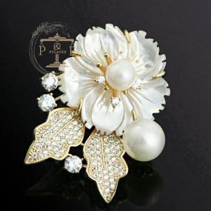 ブローチ パール 卒業式 入学式 アンティーク...の詳細画像4