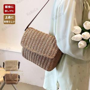 カゴバッグ ショルダー おしゃれ かごバッグ 2...の商品画像